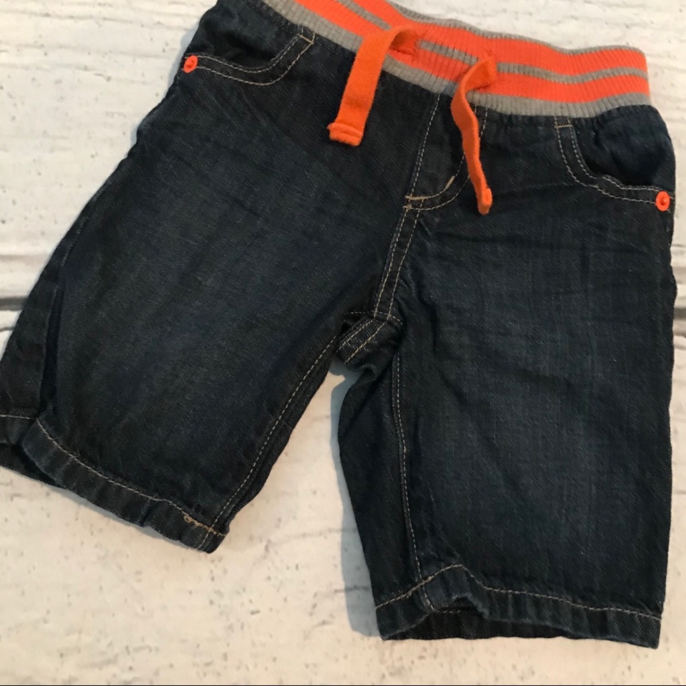 Pull-on denim Shorts